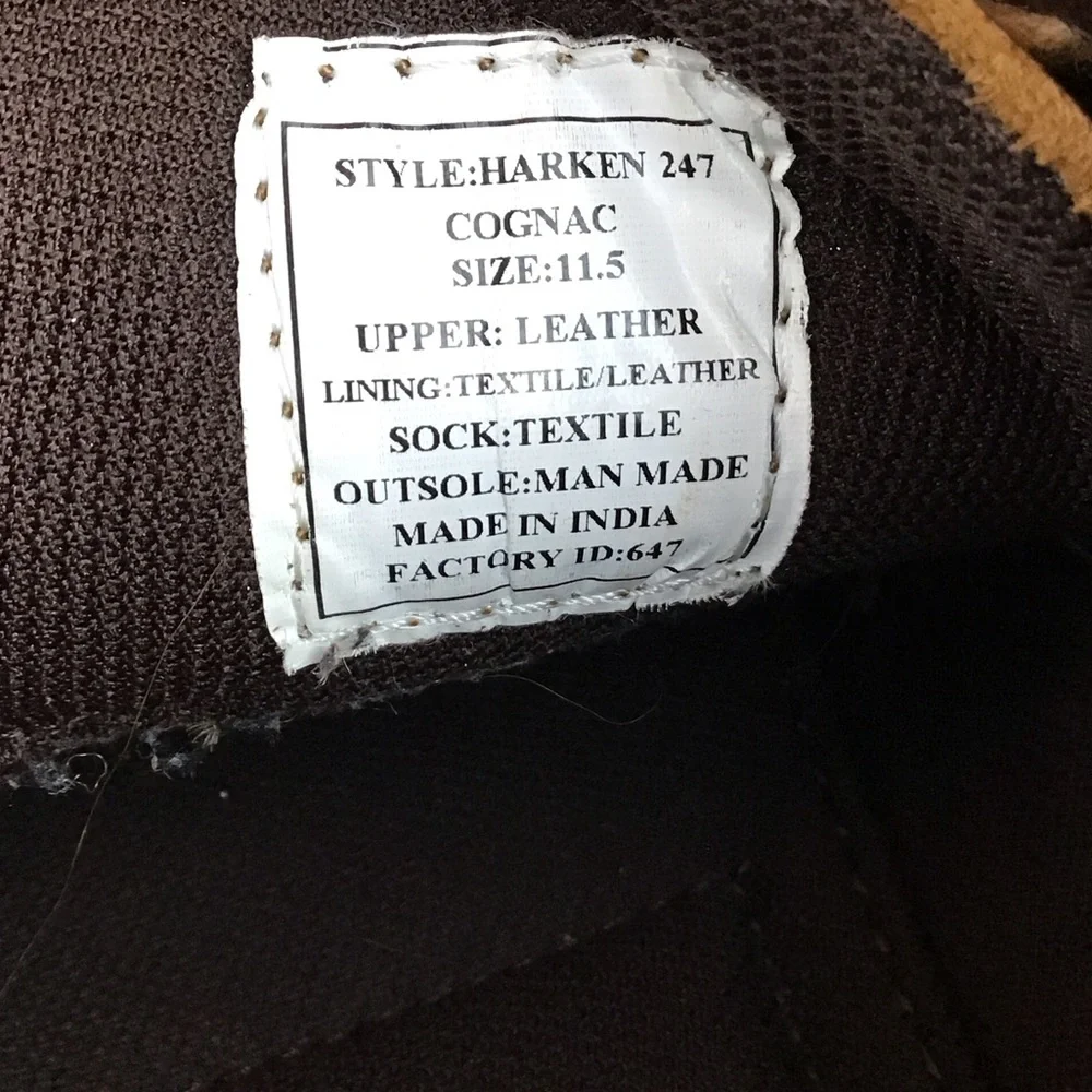 Steve Madden Harken Men's Brown Leather Chukka Boots Size 11.5 - Picture 10 of 11